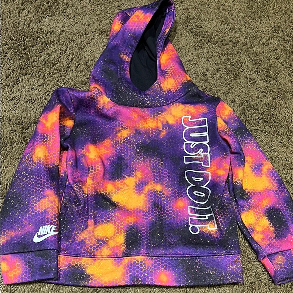 Nike Kids Hoodie - Purple and Orange